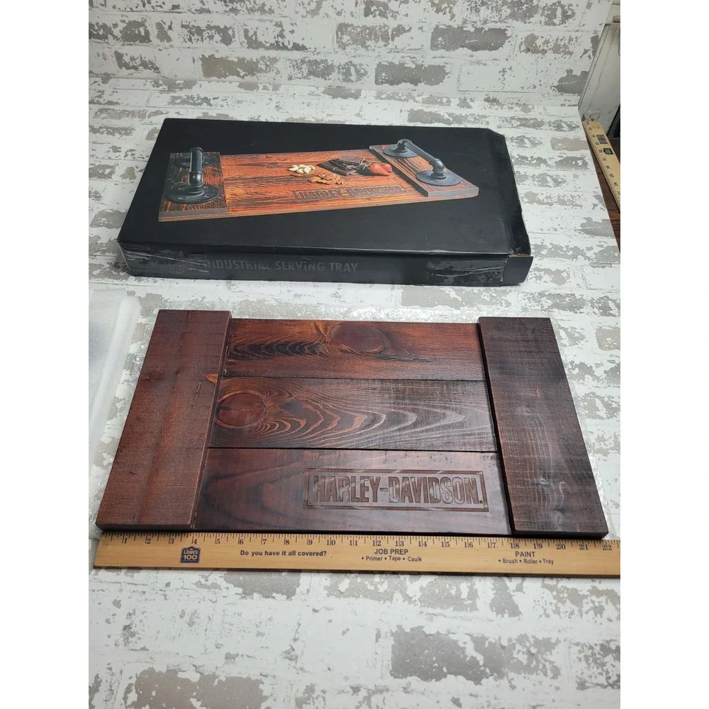 NIB‎ Harley Davidson Industrial Serving Tray NEW